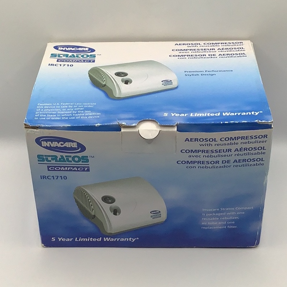 Invacare Stratos Compact IRC1710 - NEW Compressor, Manual, w/Original Box Only